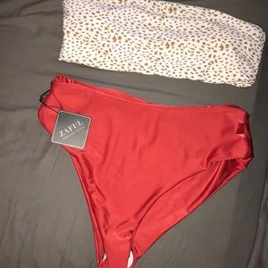 Zaful high waisted bikini with bandeau top